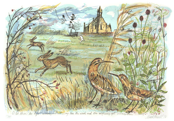 Mark Hearld - Long Live Weeds - Lithograph